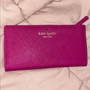 KATE SPADE Saffiano Laurel Way Stacy Wallet Used